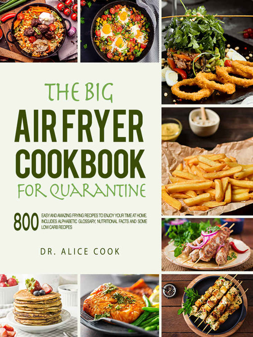 Cover image for The Big Air Fryer Cookbook for Quarantine